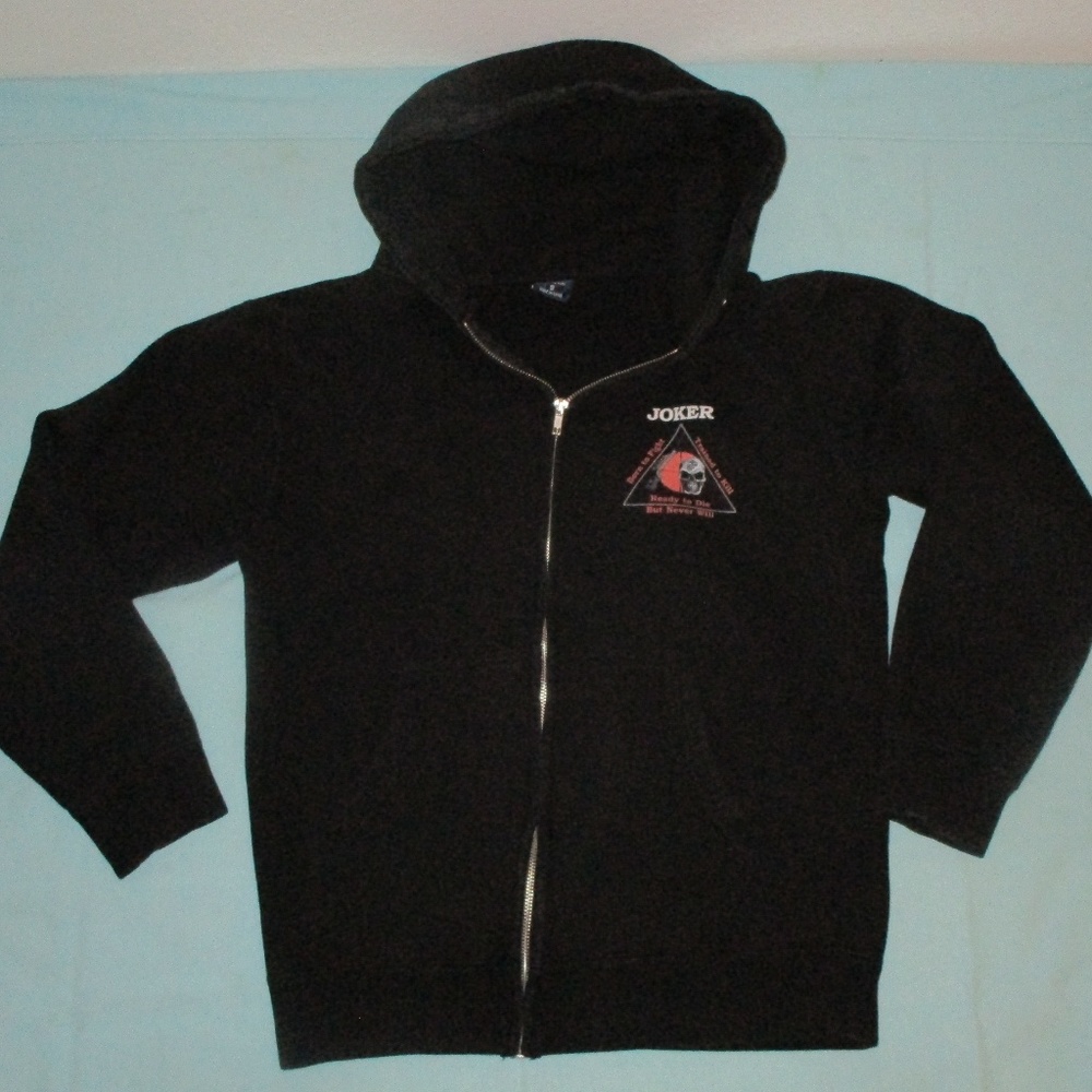 Joker Marine corps hoodie jacket sz S